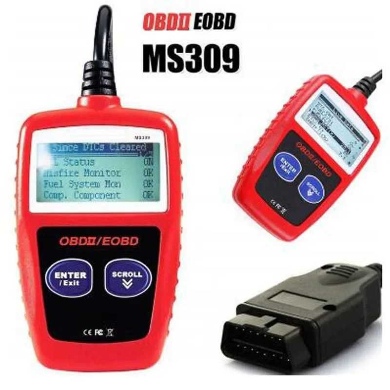 Диагностика за Автомобил Кола четец на грешки кодове на ECU MS309 OBD