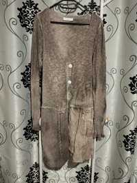Elisa Cavaletti Club Italy rochie tunică cardigan vintage lână