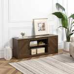 Zinus Bennett Comoda tv ,stil rustic, maro, soft-close,Lichidare stoc