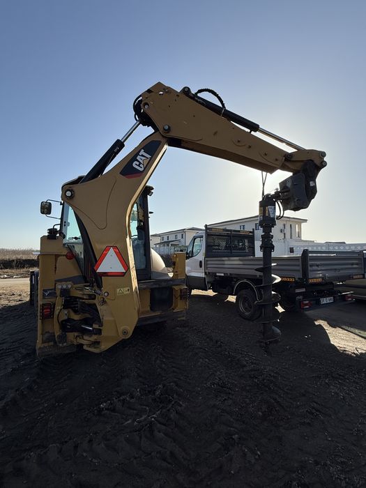 De Inchiriat Buldo/Buldoexcavator CAT/Foreza/Burghiu/Cupe+Iveco 3,5t