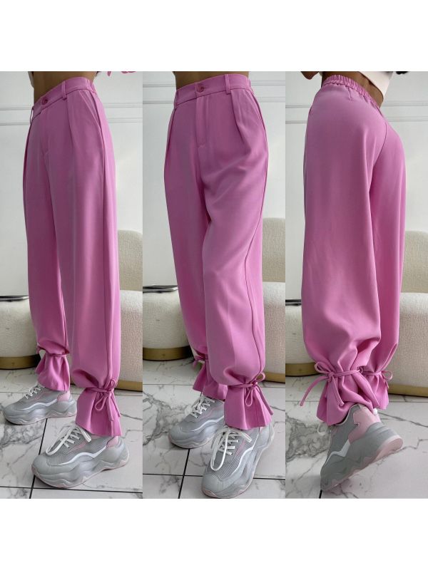 Розов панталон ластичен