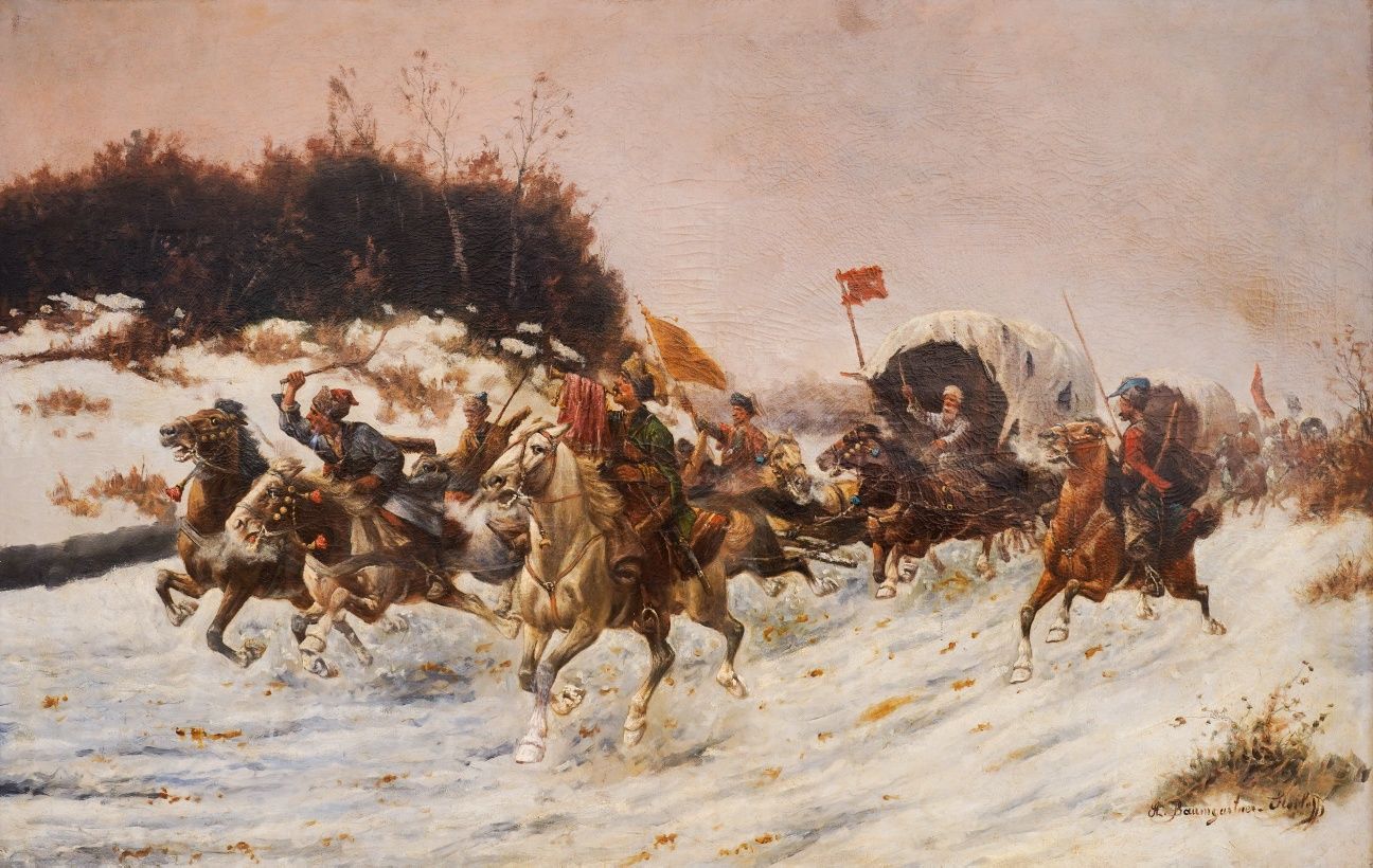 Константин Стоилов, картина оригинал, 1890 г, подписана, 140 × 93 см,