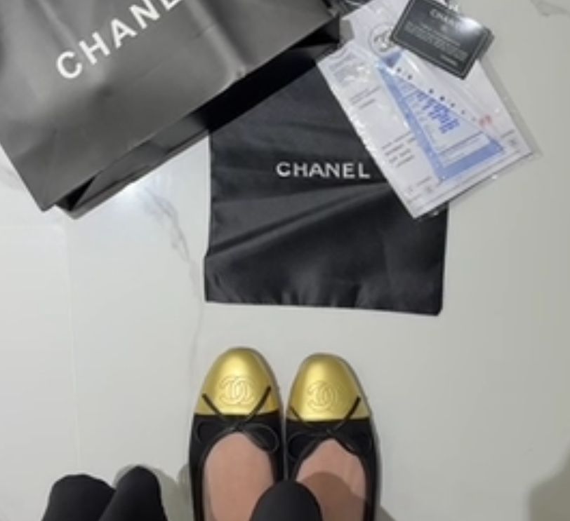 Chanel Baletka premium kachestvo karobka dokument 36-37 razmer
