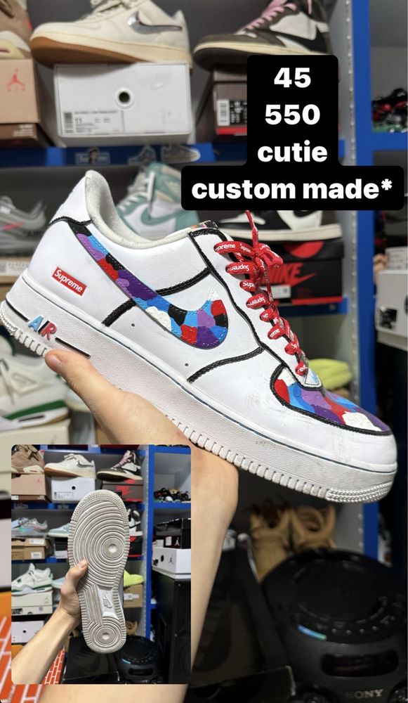 Air force 1 x supreme albi custom