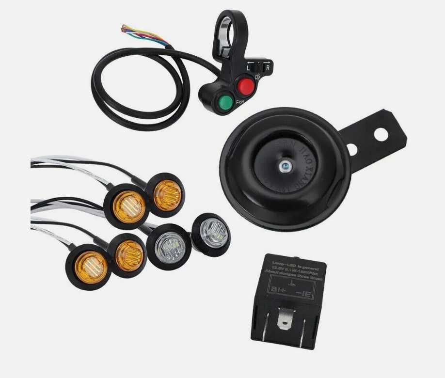 НОВИ LED Мигачи Клаксон Реле Конзола за АТВ УТВ