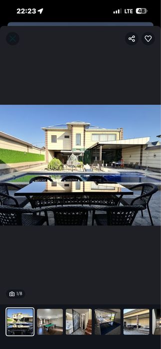 Дача аренда чирчик  своя