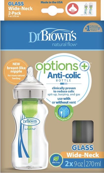 Стъклено шише Dr.Brown's 270 ml