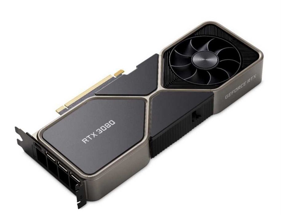 Видео карта GeForce RTX 3080 Founders Edition - Titanium and Black