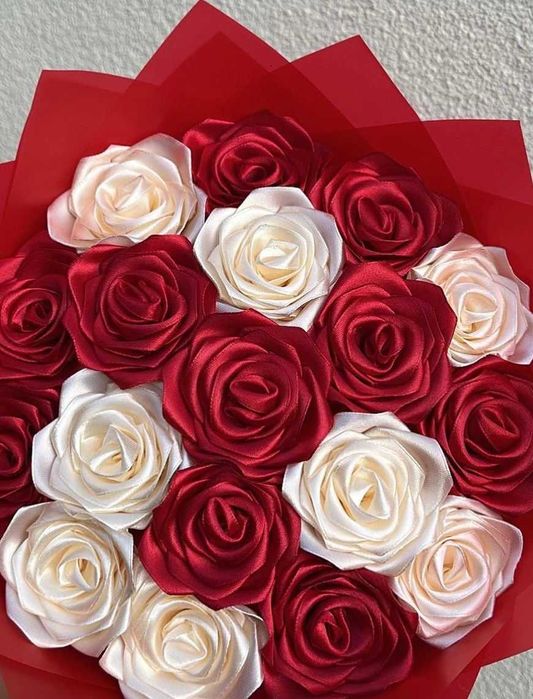 Buchete și flori handmade din satin