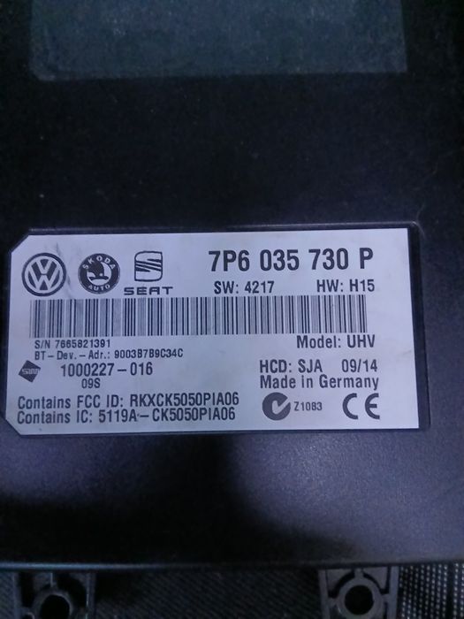 Modul bluetooth premium  7P6 035 730 P din gama V.A.G