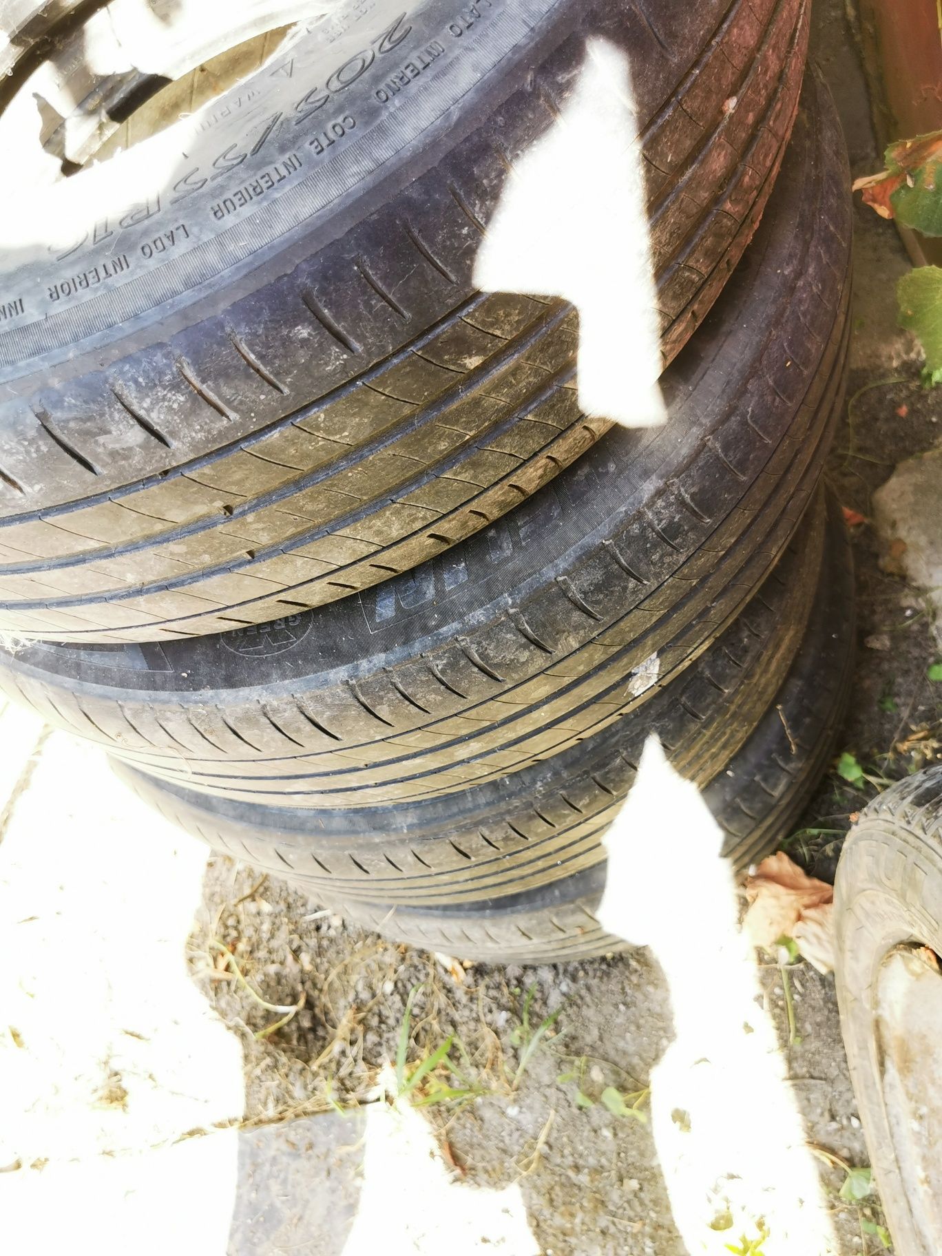 2 cauciucuri michelin de vara folosite 205/55/r16