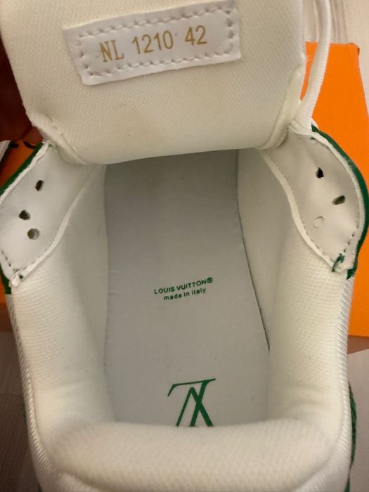 louis vuitton sneaker green size 42