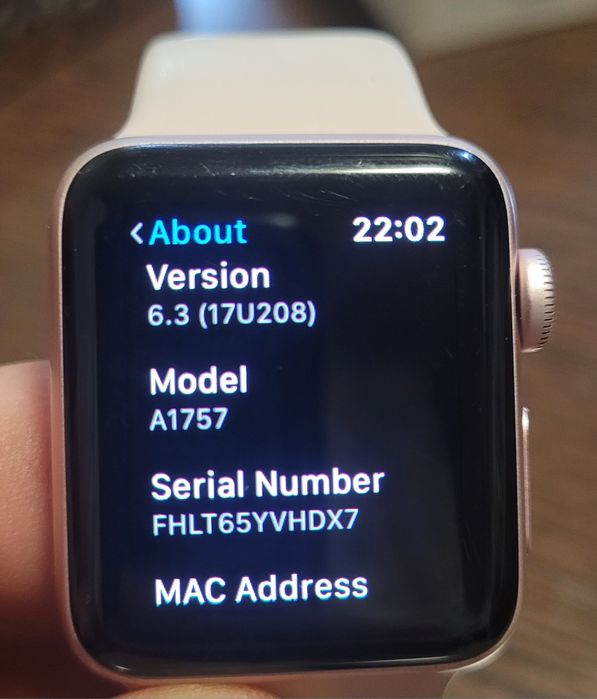 AppleWatch Series 2 38mm