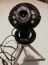 Camera WEB HAMA AC-150 negru cu mini trepied