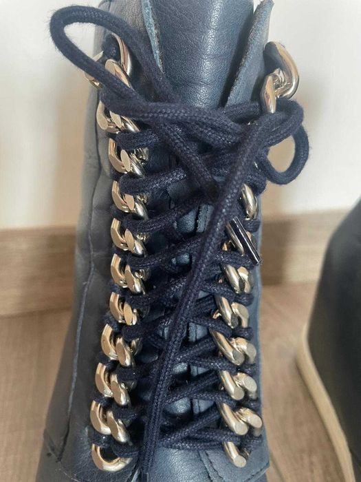 Ghete piele cu platforma Gino Rossi 36