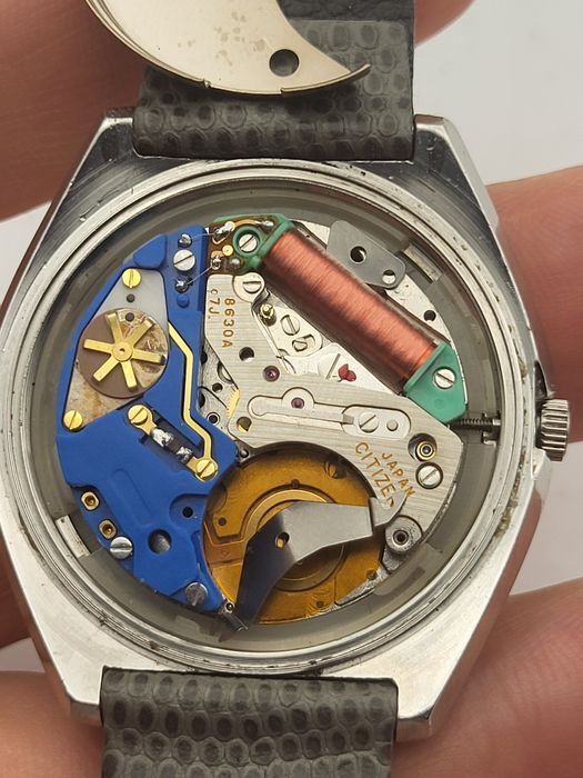 CITIZEN CRYSTRON Quartz Ceas 38mm Stainless Steel Defect