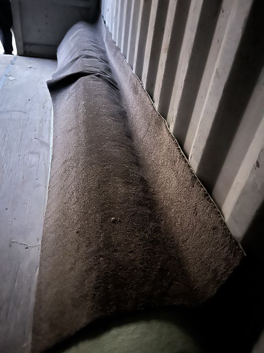 Ковролин однотонный Турция  светлый и коричневый ширина 3 и 4 метра