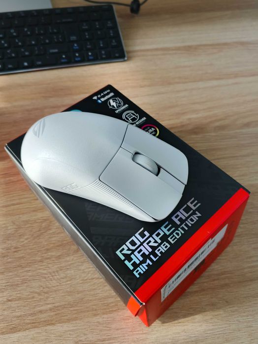 ROG Harpe Ace Aim Lab Edition Gaming Mouse White Edition