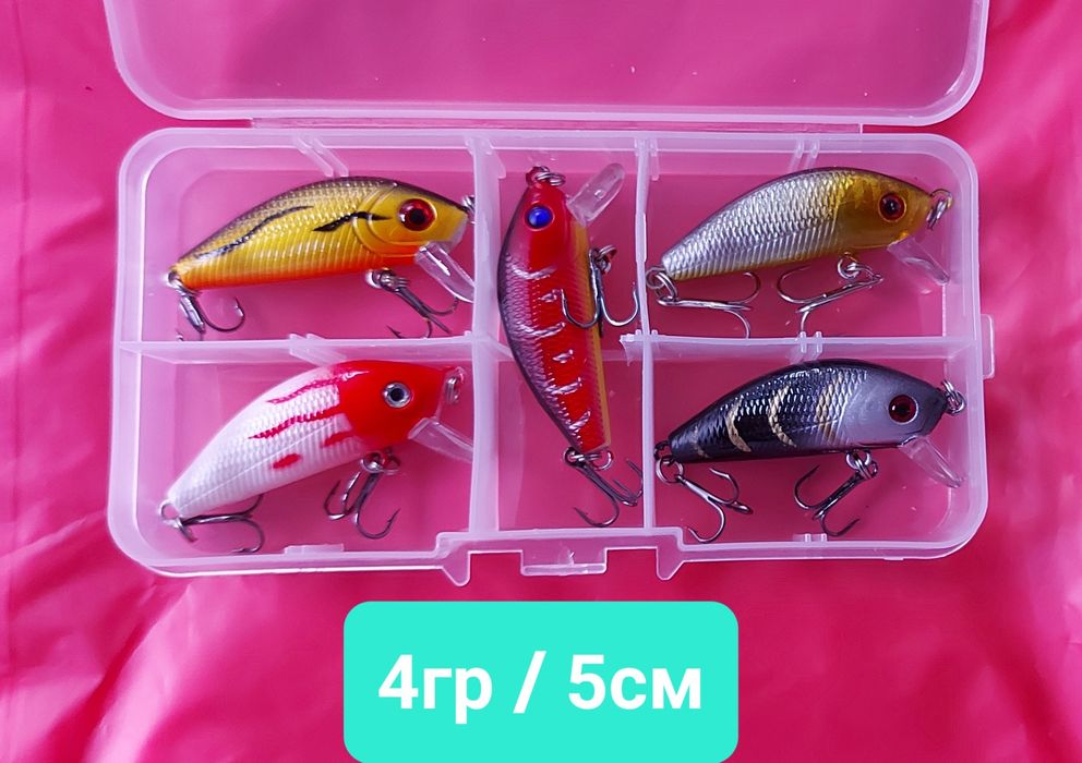 Примамки спининг риболов по 14лв - блесни воблери, клатушки