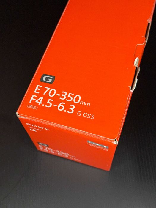 Sony E 70-350mm F4.5-6.3 G OSS - APS-C E-mount - Като нов
