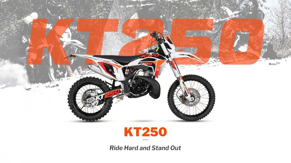 MYMOTO CLUJ vinde : Motocicleta enduro adulti Kayo KT250 (2T- 250cc)