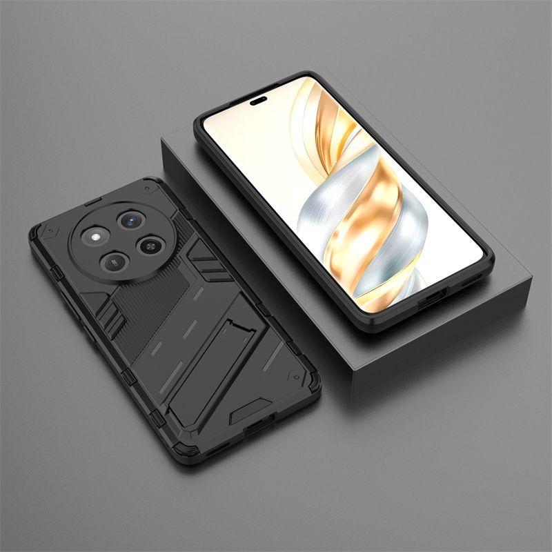 Honor Magic 7 Lite / Punk Armor Удароустойчив кейс гръб със стойка