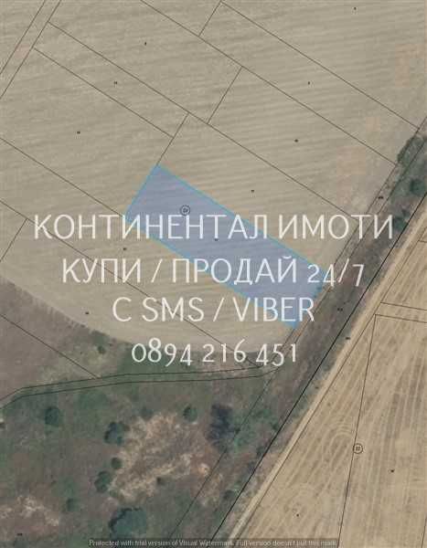 коддд 63114. Нива 1820м2 с правилна форма, на около 250 метра от шосе