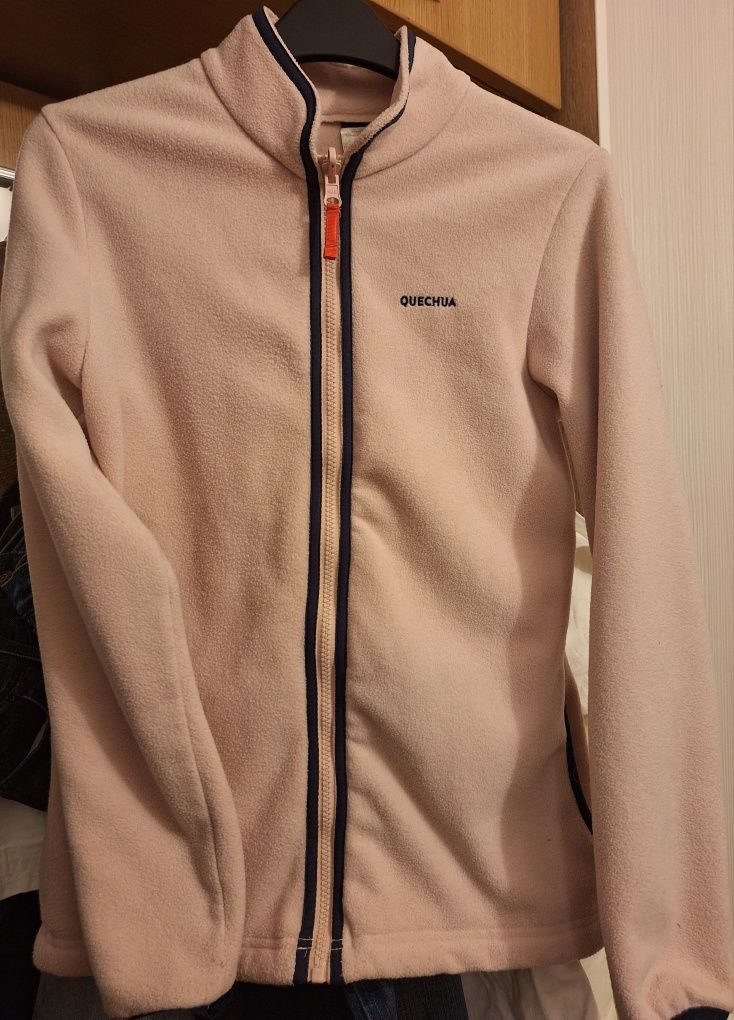 Hanorac Quechua Decathlon, material polar, 14- 15 ani