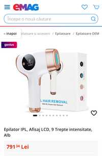 IPL Epilator laser - 99w ipl photon hair removal - produs nou.