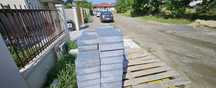 Pavaj Elis Umbra P3, 20x20cm, 6cm, alb-crem 300 buc, antracit 350 buc