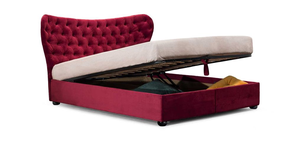 Pat Premium 160x200 Chesterfield Negru Easy Water Clean | mobila Dalin
