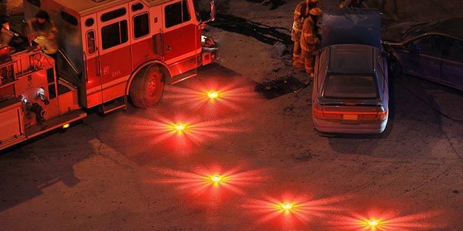 LED пътна, мигаща, сигнална лампа, аварийна лампа за кола, камион