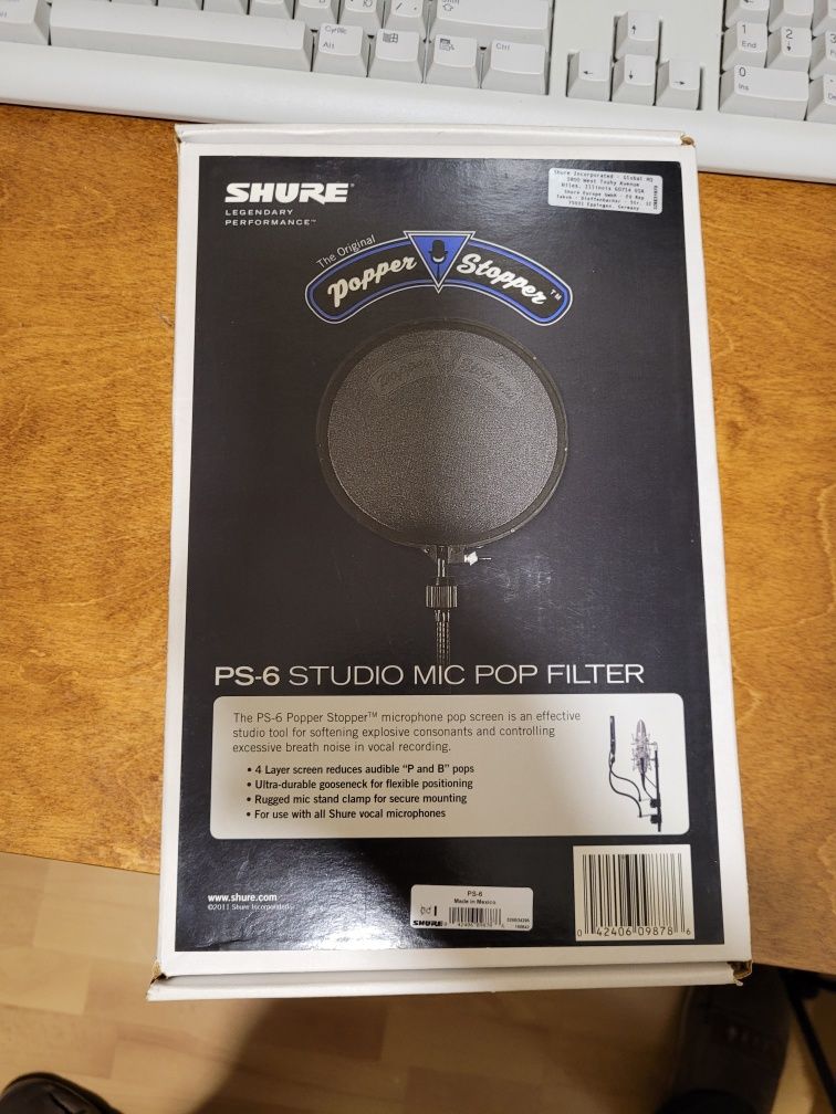 Shure Pop filter