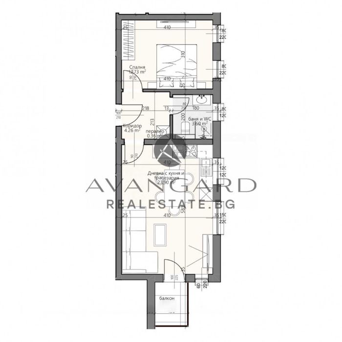 Продава се Двустаен апартамент в Пловдив, Прослав - 67 кв.м за 1000 €/кв.м - Снимка #1