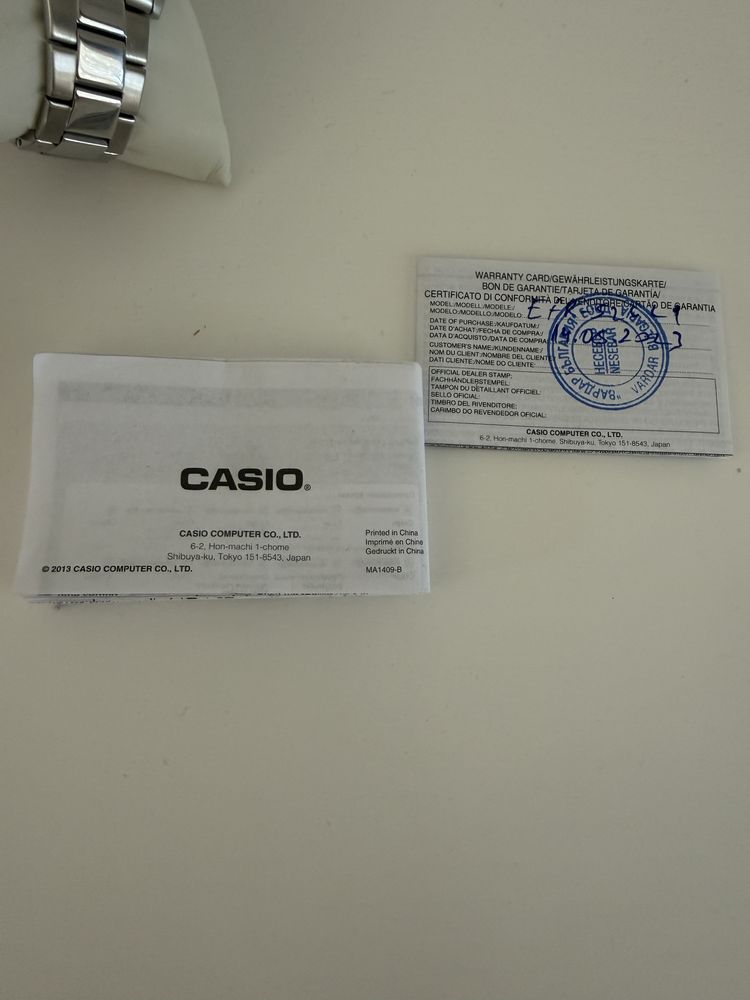 Casio edifice неносен
