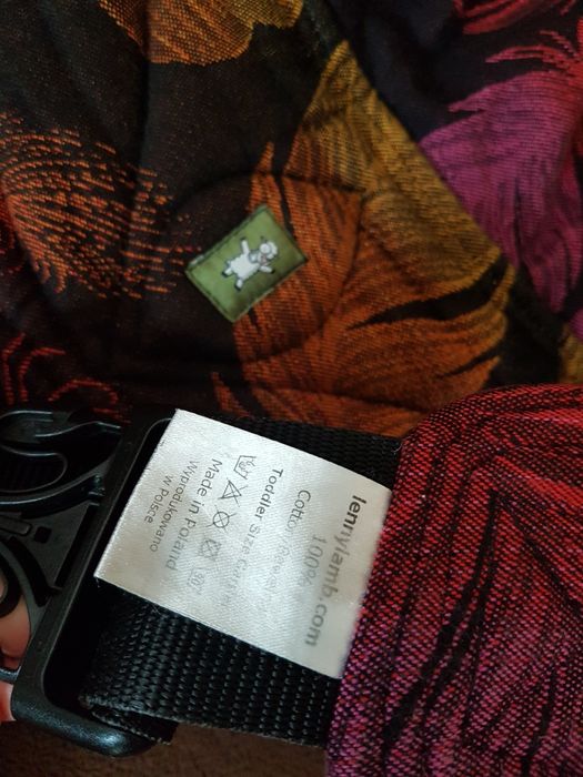 Ssc marsupiu ergonomic Lenny Lamb, Toddler, model: FEATHERS ON FI