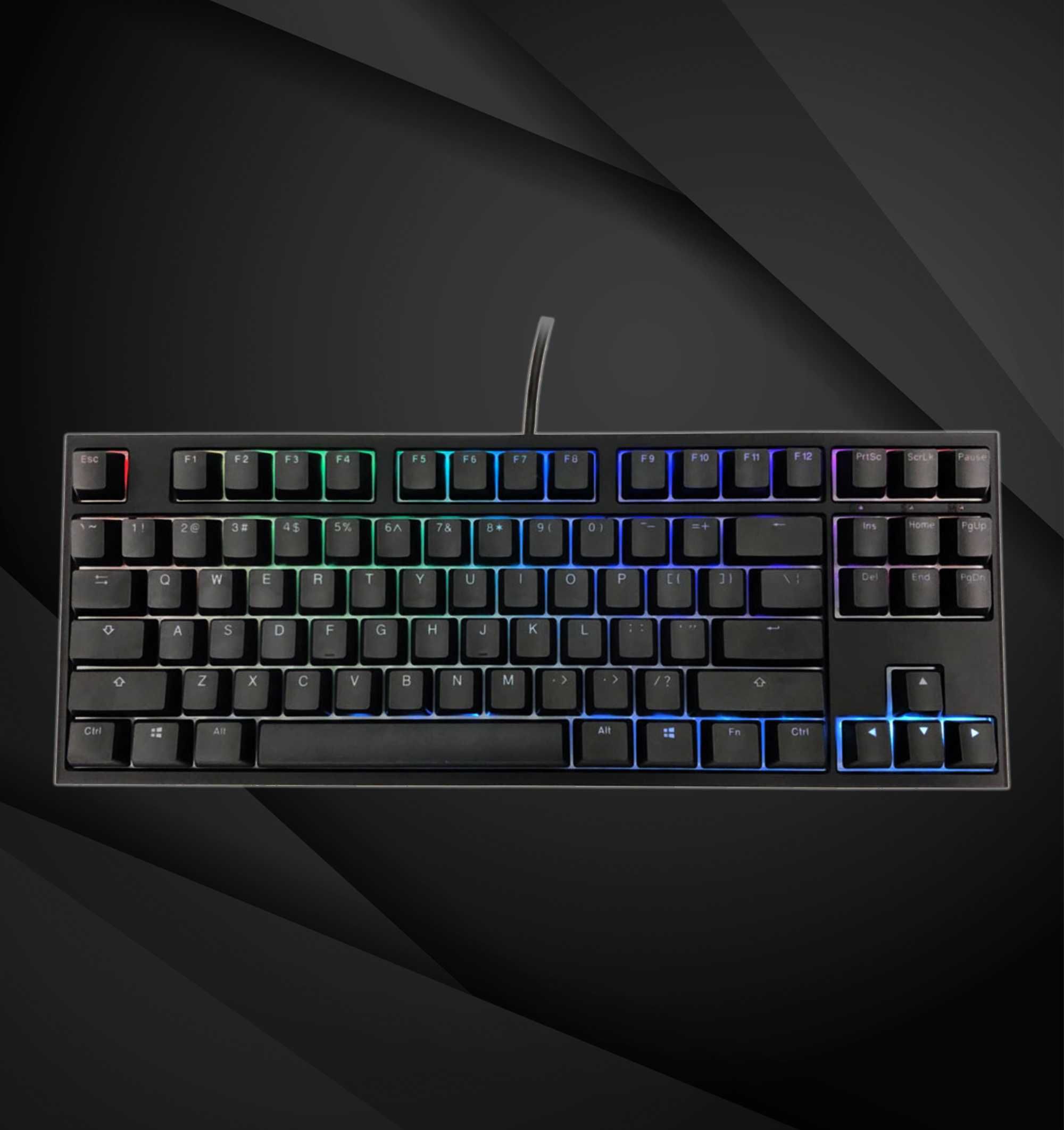 Механическая клавиатура DUCKY ONE 2 RGB BLACK TKL