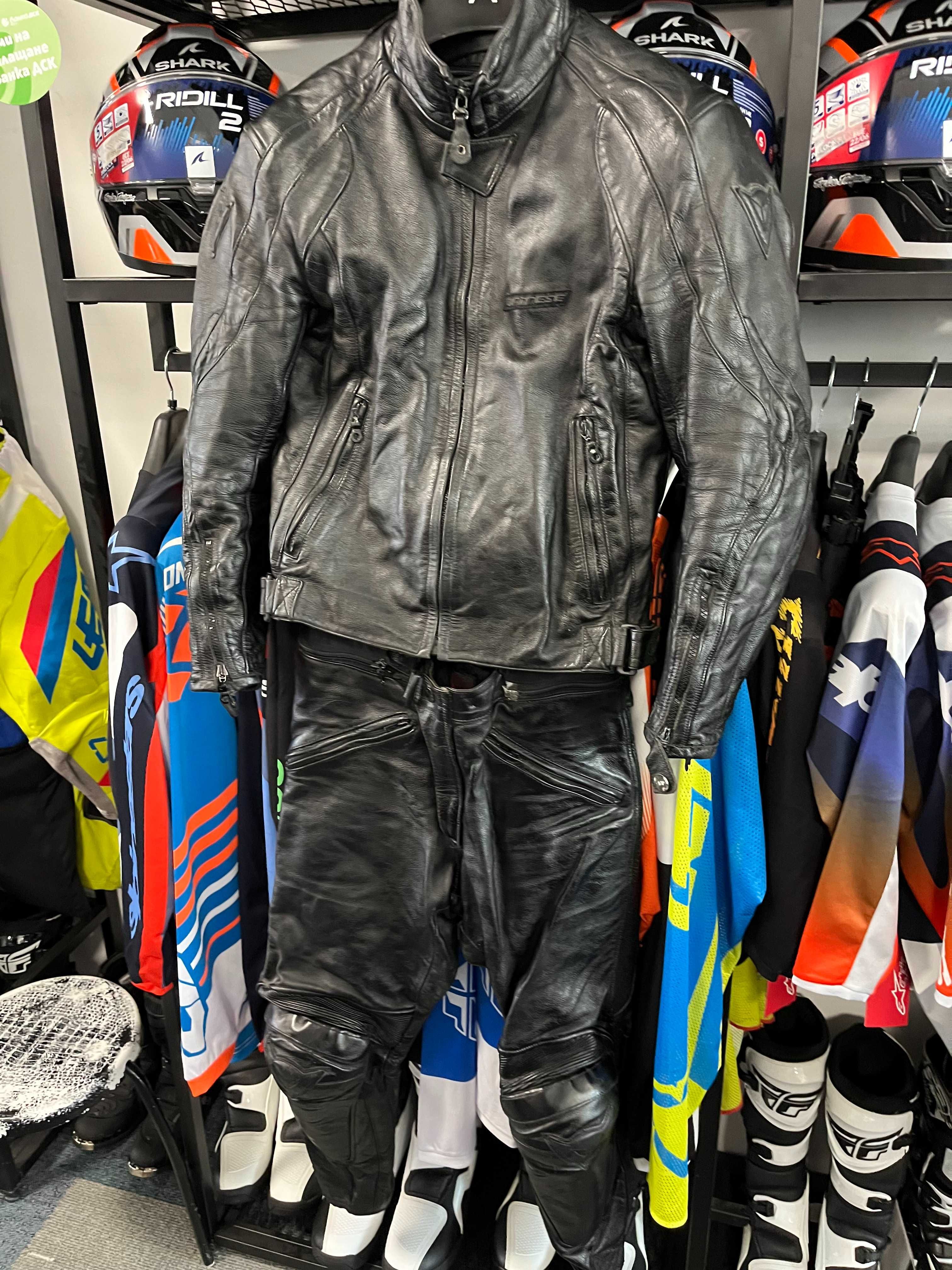 Кожен  оригинален мото  екип DAINESE AVRO,2 части,размер 50-М
