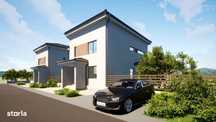 Casă individuală tip mediteranean P+1E+M Hestia Residence Corbeanca