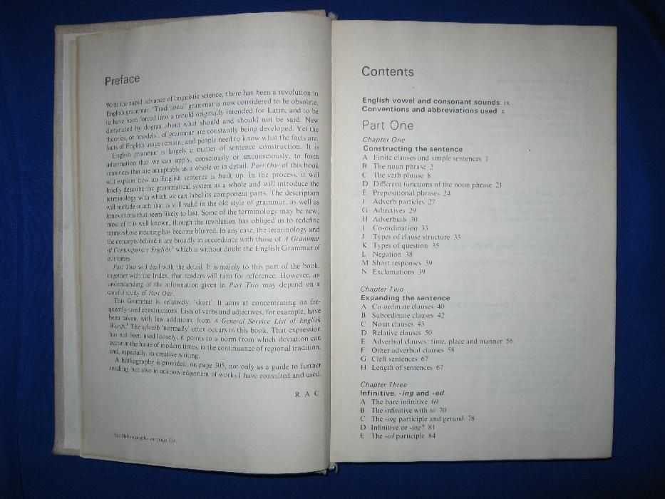 A Reference Grammar for Students of English. R.A.Close. 1975