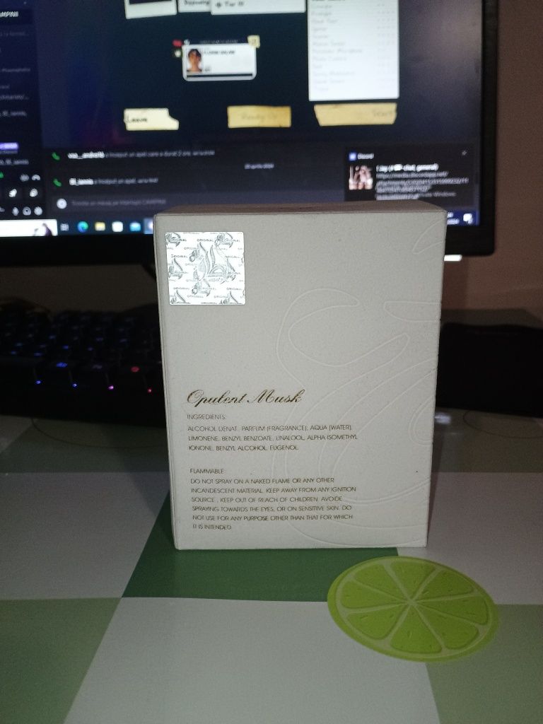 Parfum Opulent Musk! Nou nouț!