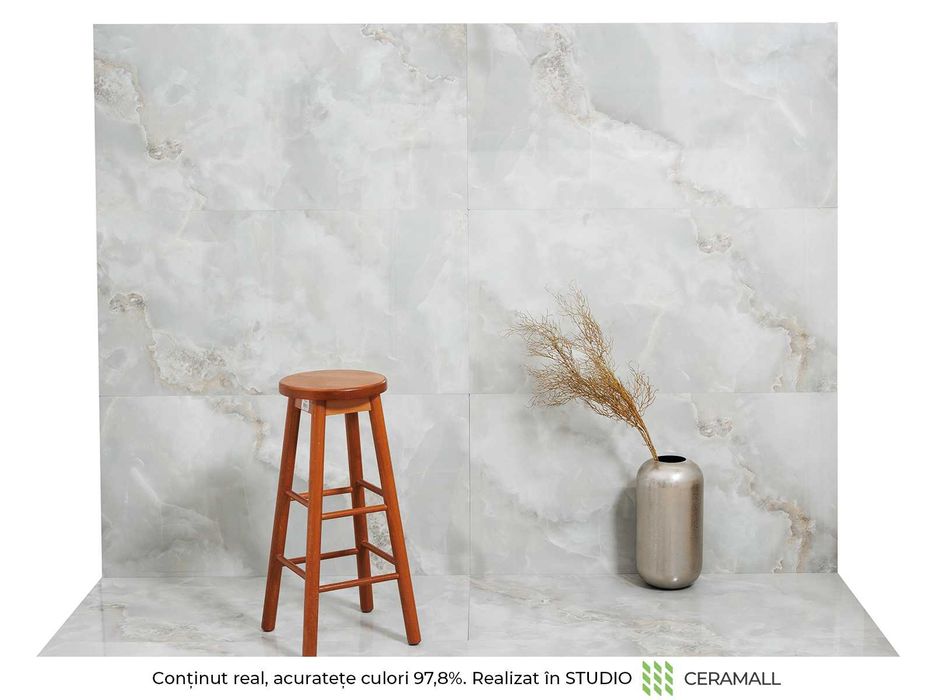 Gresie Ferrara White Onyce 60x120 Lucioasa