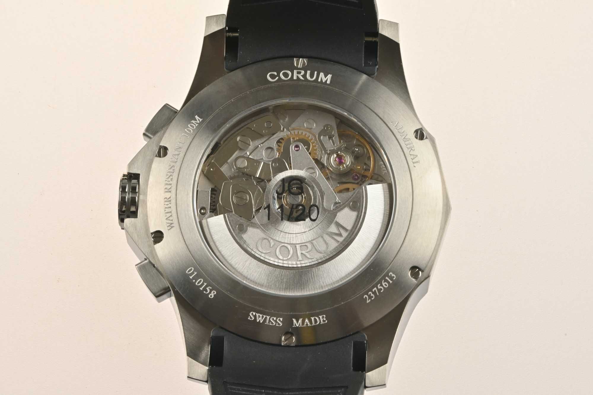 НОВ CORUM Admirals Cup Legend Titanium Chronograph Automatic 47мм