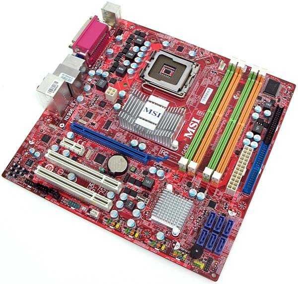 Продам материнскую плату MSI G45M, 775 сокет, ОЗУ ddr2