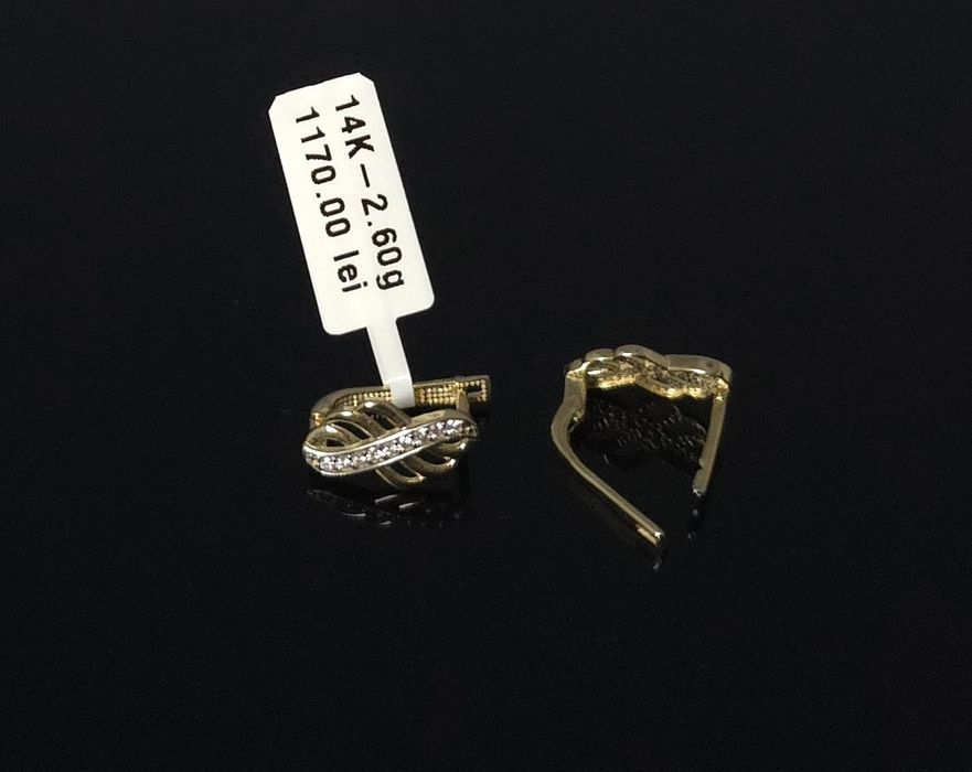 Cercei aur 14k 2.60gr