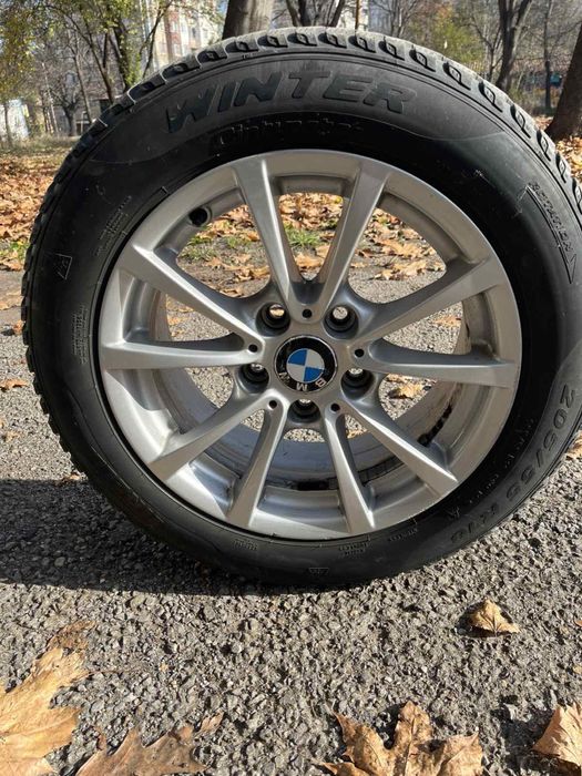 Алуминиеви джанти със зимни гуми за BMW  5/120
