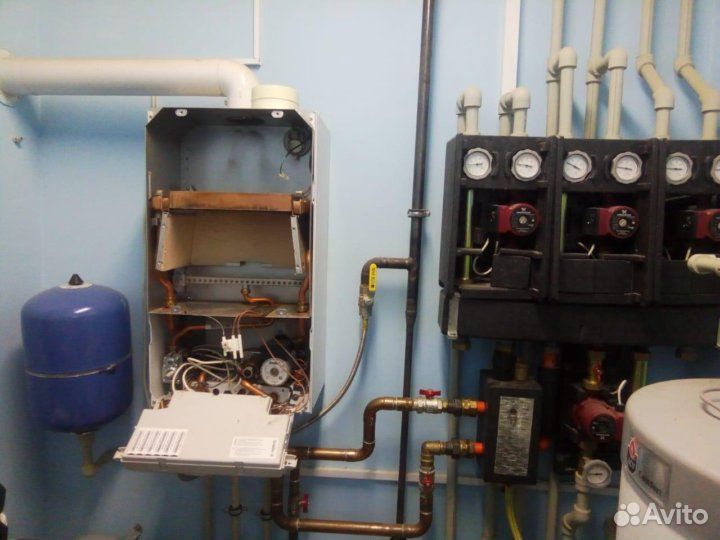 Ремонт двух контурный котлов и установка