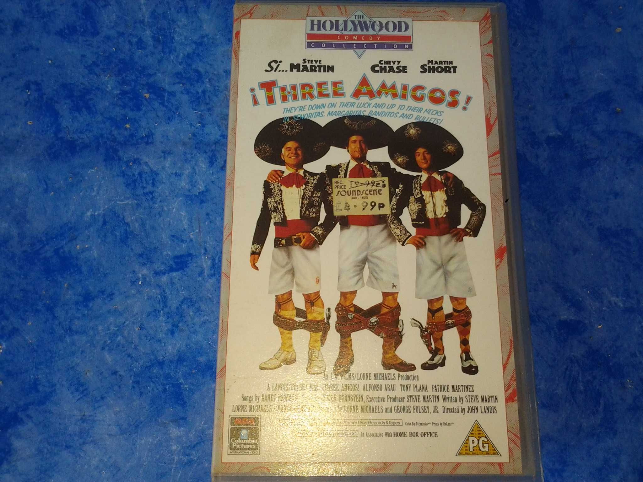 Three Amigos, film comedie, Caseta Video VSH