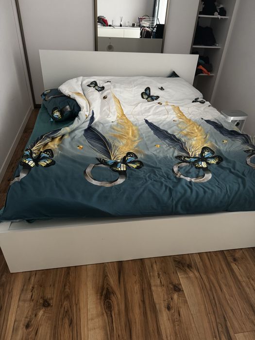 Vand pat alb Laguna 4 sertare