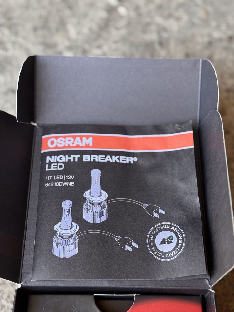 Лед крушки Osram Night Breaker H7